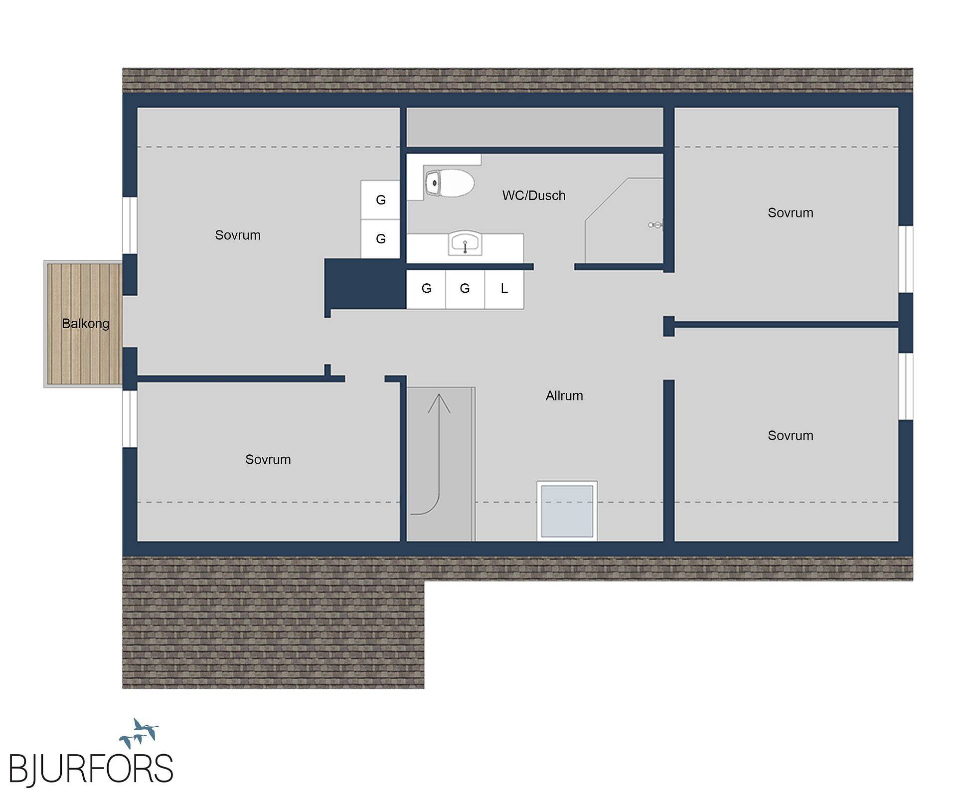 130 m² Villa på Prästkragevägen 13 Laggarberg Timrå kommun - bild 21