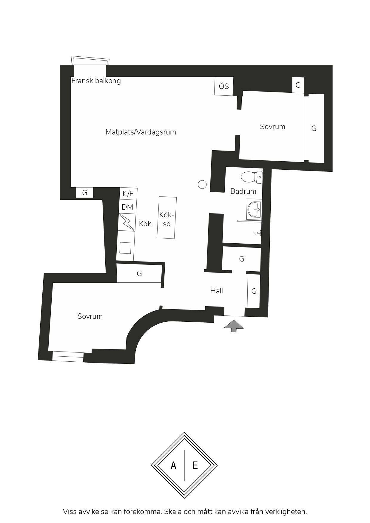 2.5 rum Lägenhet på Atlasgatan 20/ Sankt Eriksgatan 74 Vasastan/Atlas Stockholms kommun - bild 41
