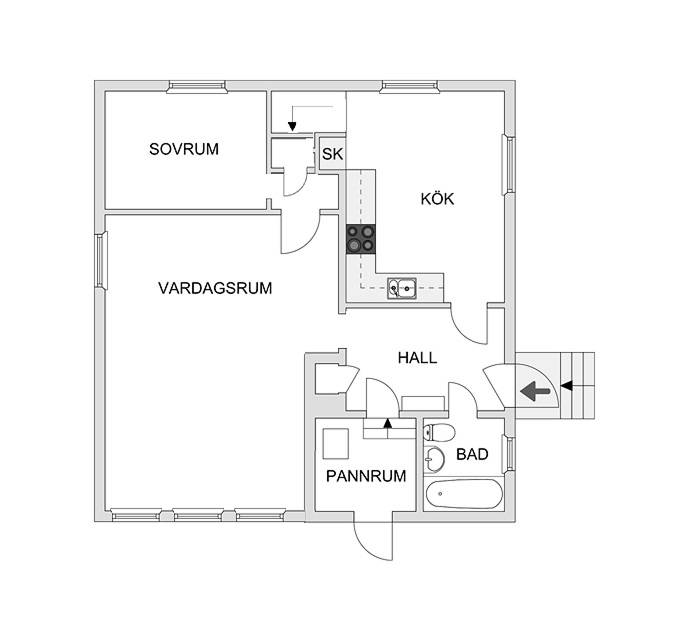 4 rum Villa på Fors 272 Örnsköldsviks kommun - bild 19
