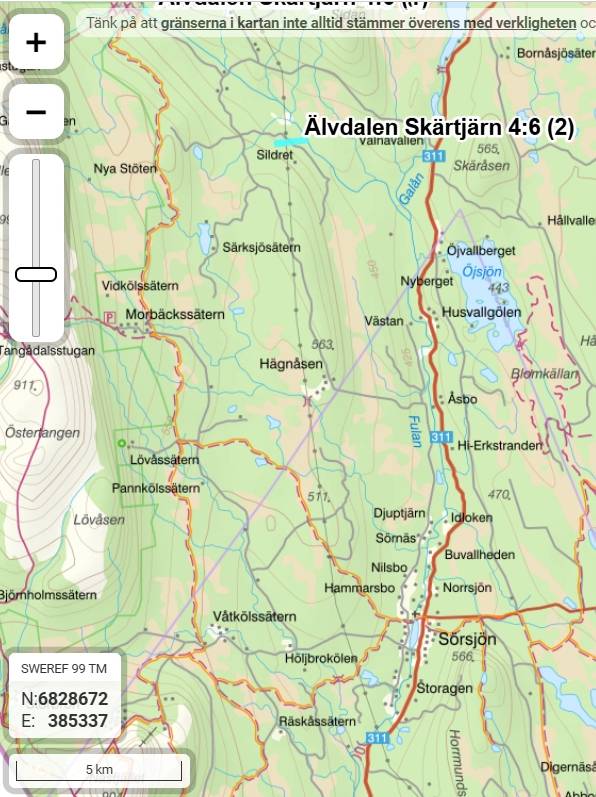 Gård/skog på Skärtjärn 4:6 - Särksjövägen Hägnåsen - Sildret Älvdalens kommun - bild 3