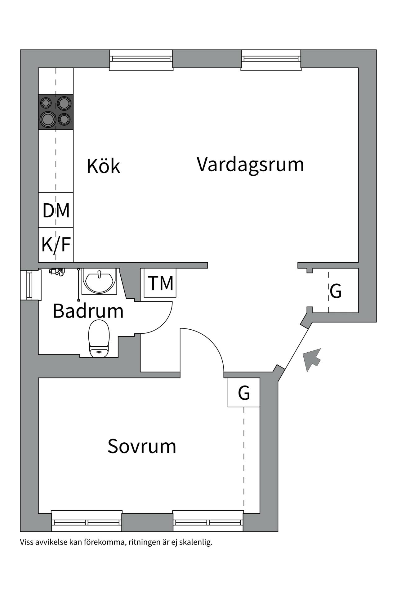 2 rum Lägenhet på Cedergrensvägen 38 Midsommarkransen/Telefonplan Stockholms kommun - bild 32