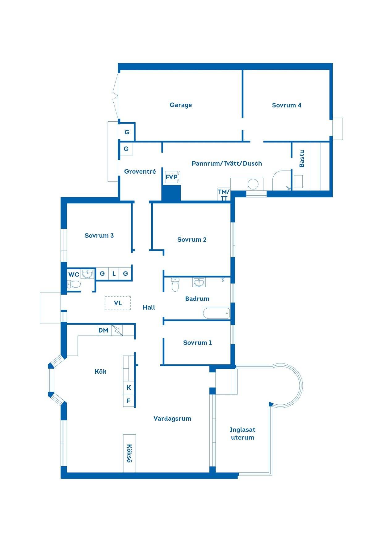 5 rum Villa på Finnrevsgatan 11 Kristineberg Oskarshamns kommun - bild 46