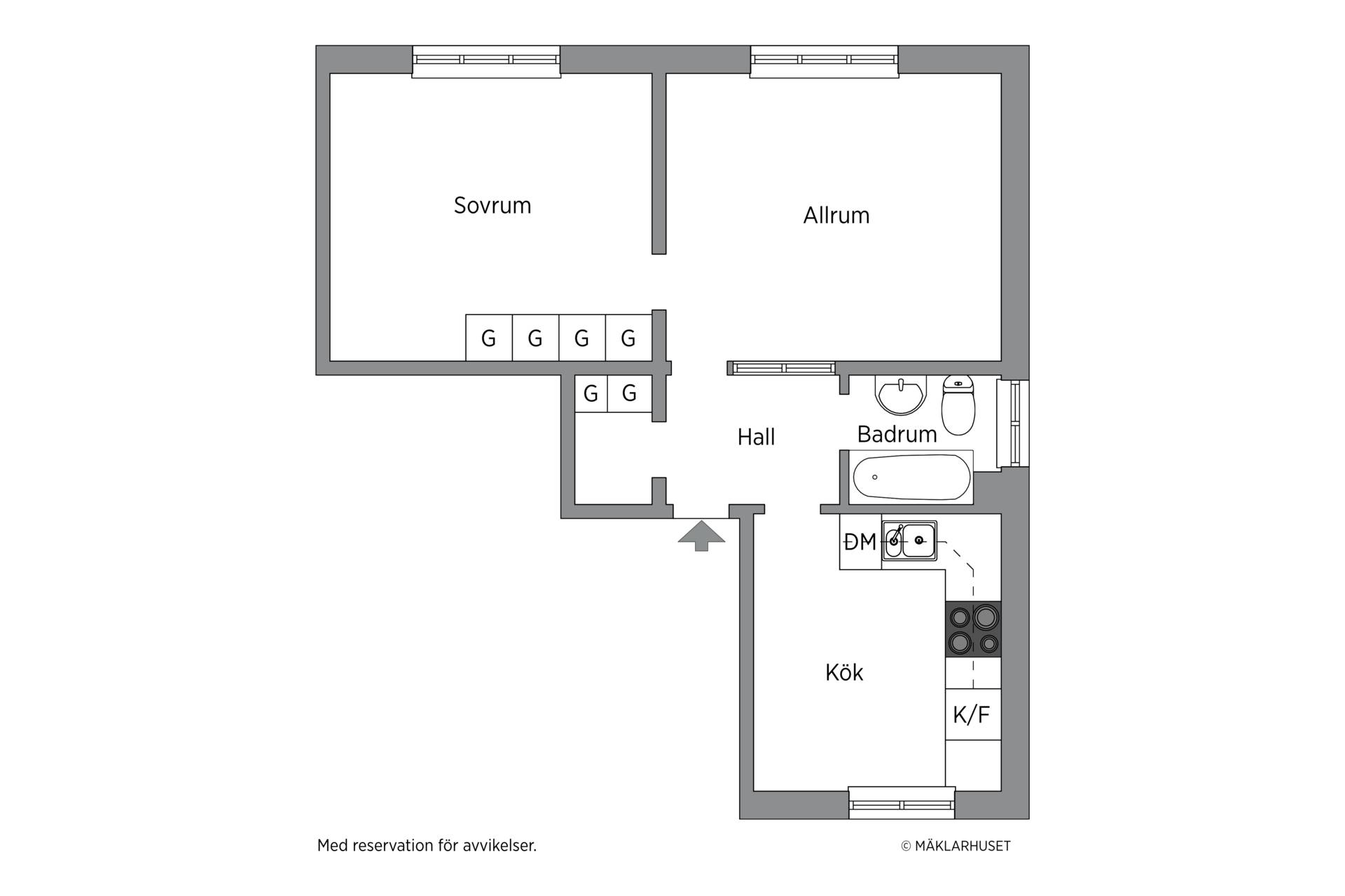 2 rum Lägenhet på Geijersgatan 56 B Luthagen Uppsala kommun - bild 21