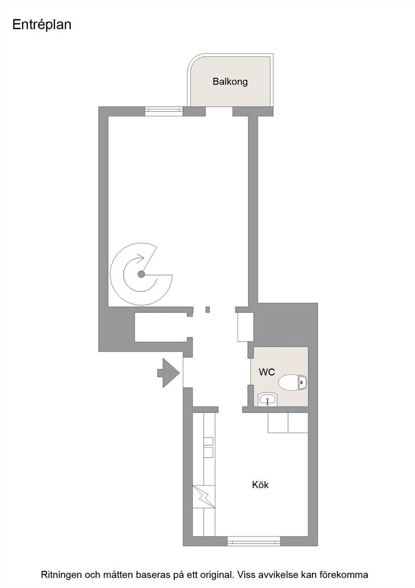 2 rum Lägenhet på Valbogatan 31 B Centralt Norr Gävle kommun - bild 20