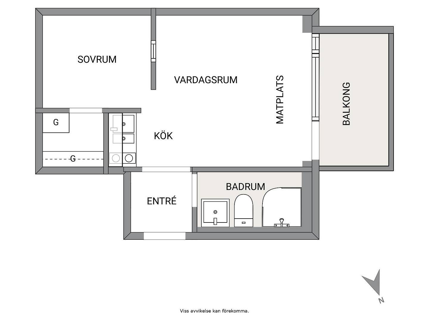 1 rum Lägenhet på Dyckertsgatan 8 Centrum Tidaholms kommun - bild 10