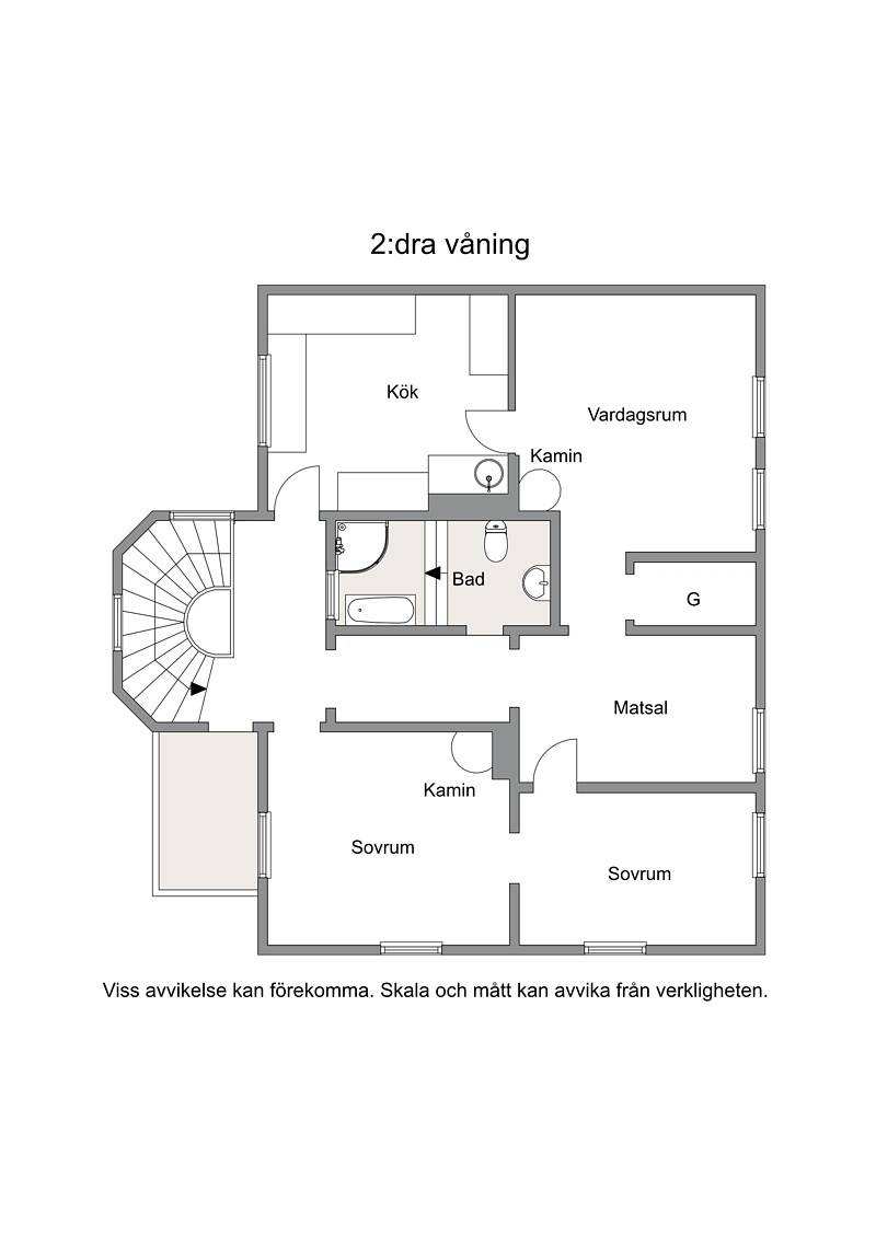 8 rum Villa på Adlersparregatan 2A Villastaden Kristinehamns kommun - bild 39