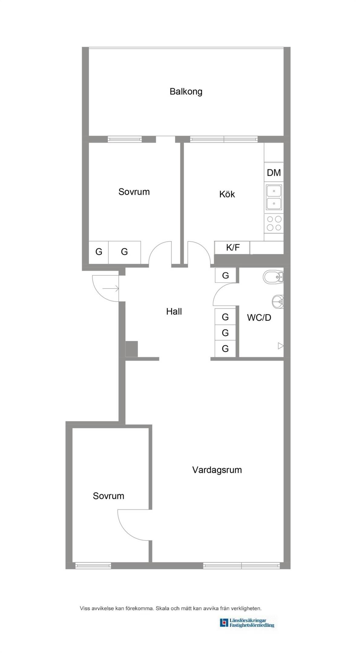 3 rum Lägenhet på Skjutbanegatan 17D Haga Västerås kommun - bild 25