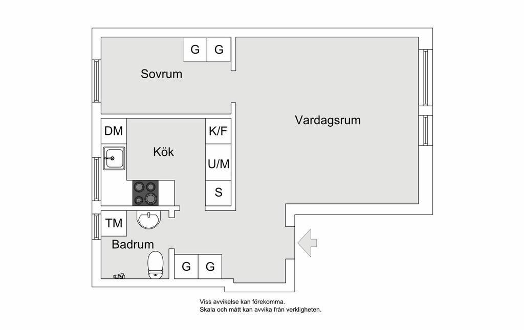 2 rum Lägenhet på Gustav III:s väg 23 Bromma - Abrahamsberg Stockholms kommun - bild 17