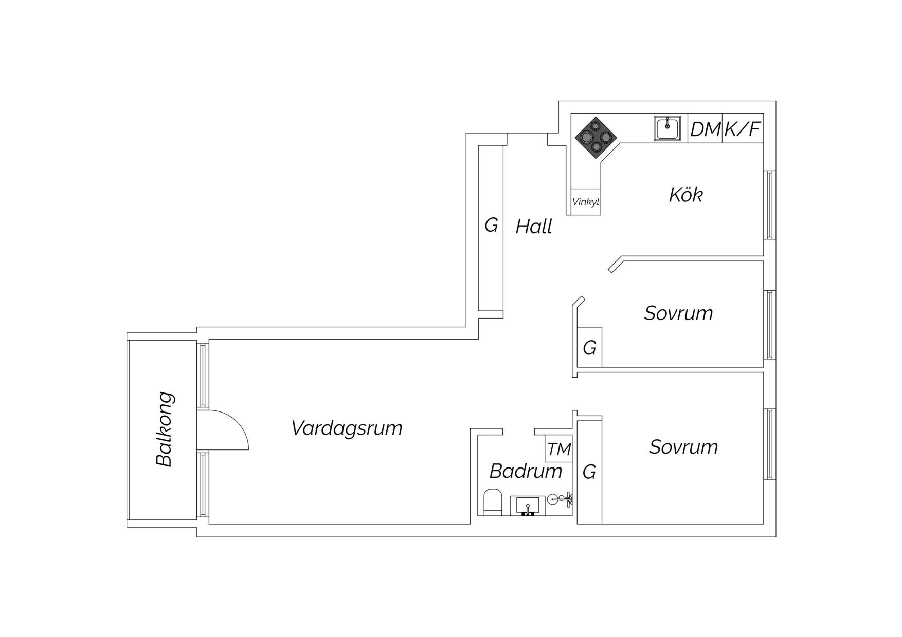 3 rum Lägenhet på Rådjursstigen 18 Bergshamra Solna kommun - bild 37