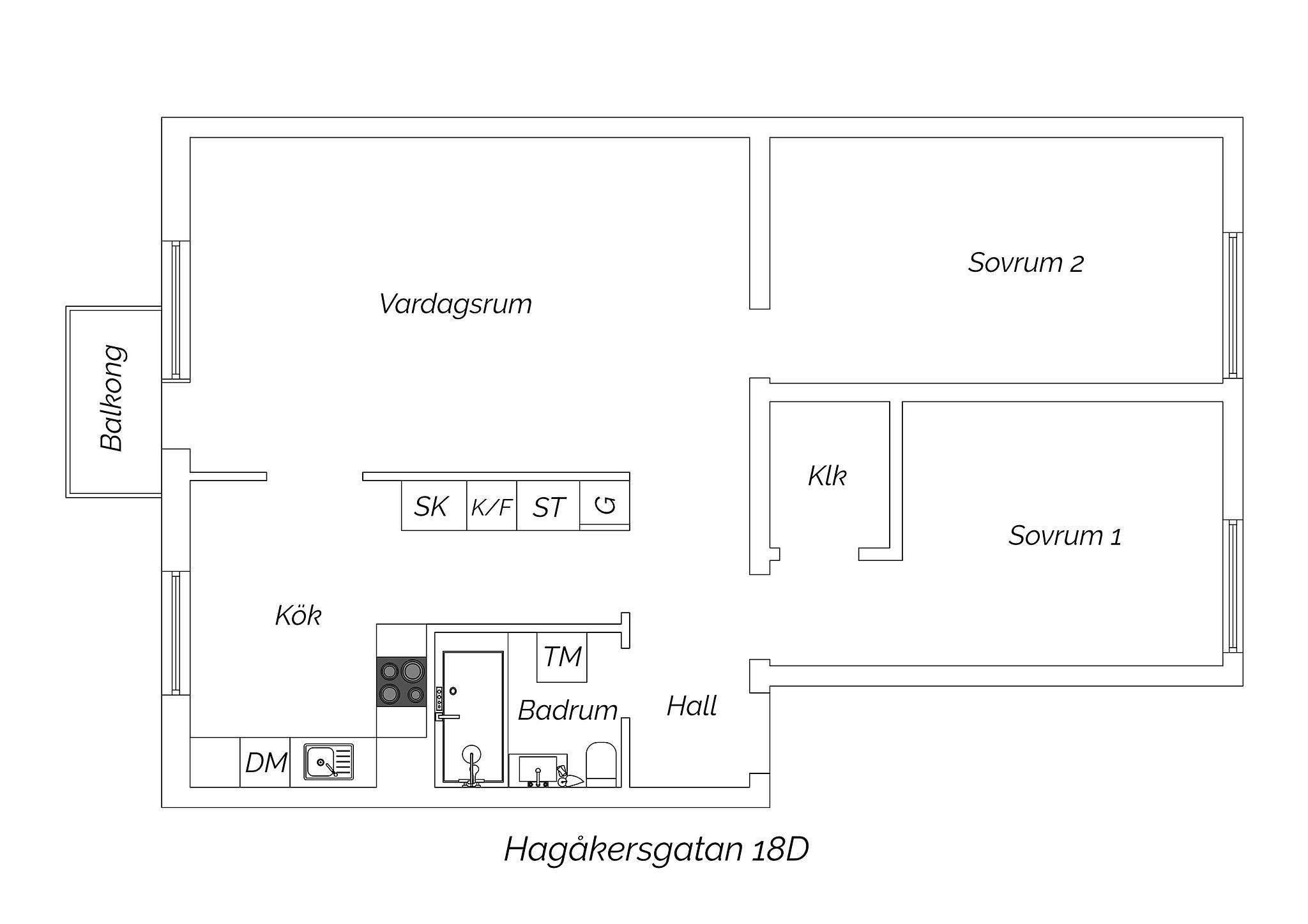 3 rum Lägenhet på Hagåkersgatan 18 D Bosgården Mölndals kommun - bild 19