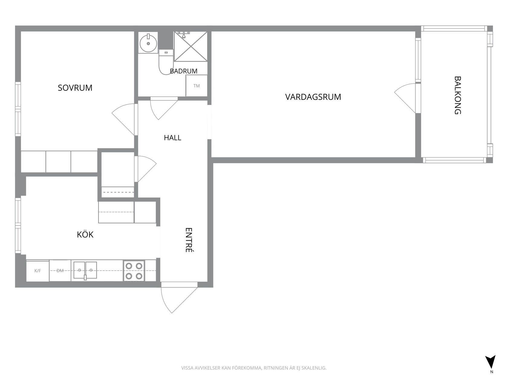 2 rum Lägenhet på Åbygatan 6B Klippan-centralt Klippans kommun - bild 16