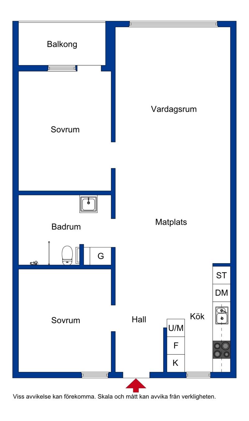 3 rum Lägenhet på Murargatan 23 SALABACKE Uppsala kommun - bild 27