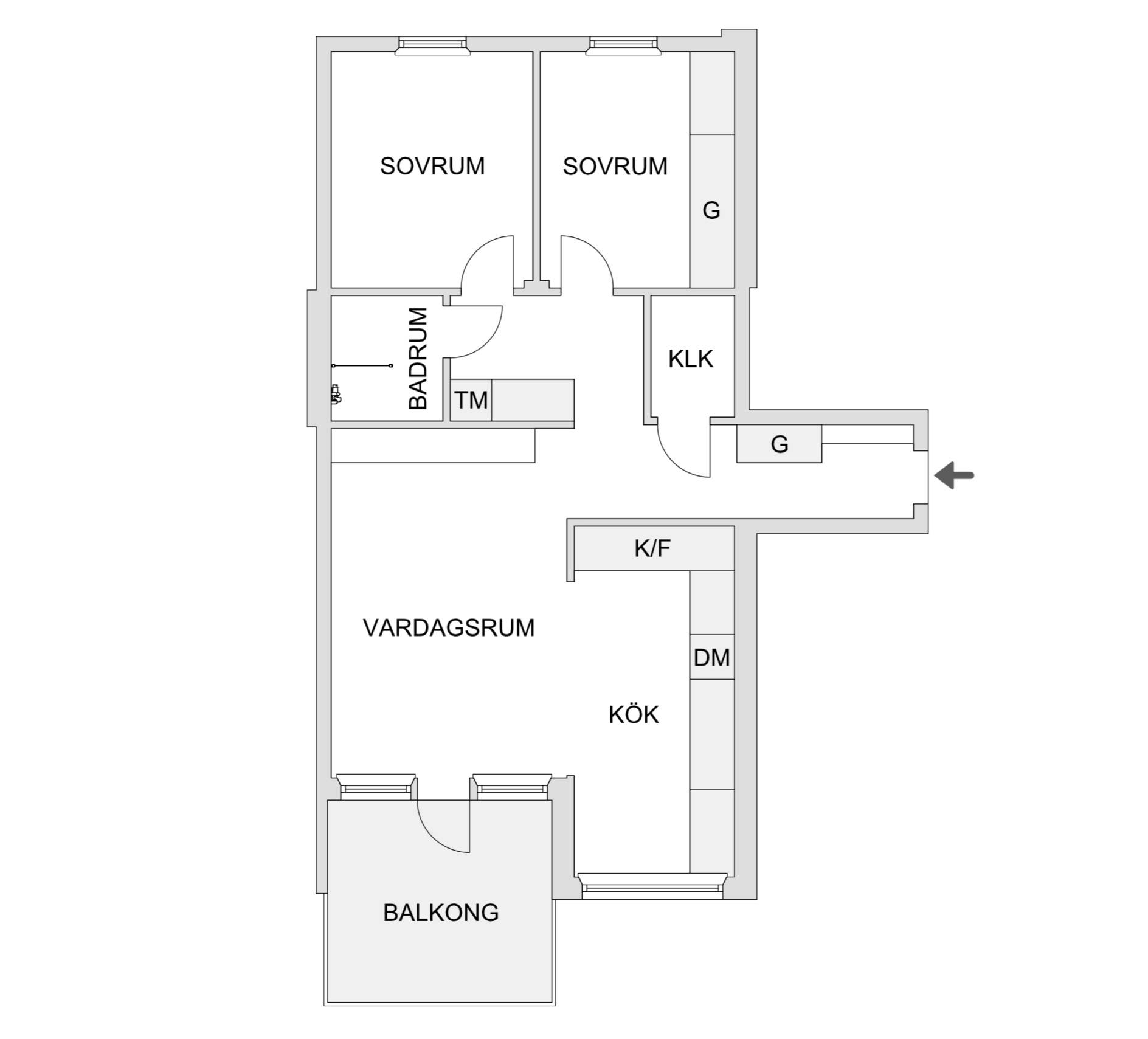 3 rum Lägenhet på Hägglundsgatan 8B Norrböle Skellefteå kommun - bild 21