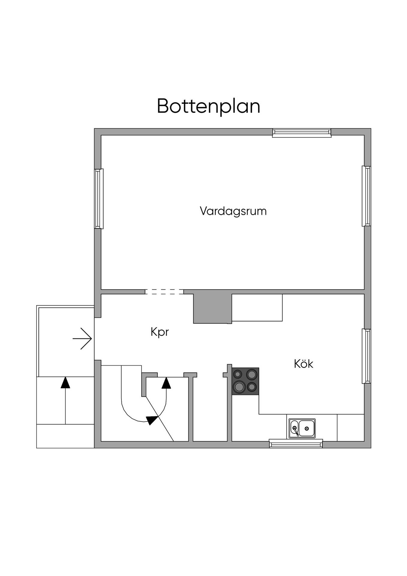 4 rum Villa på Skovelvägen 13 Älvsjö Långbro Stockholms kommun - bild 45