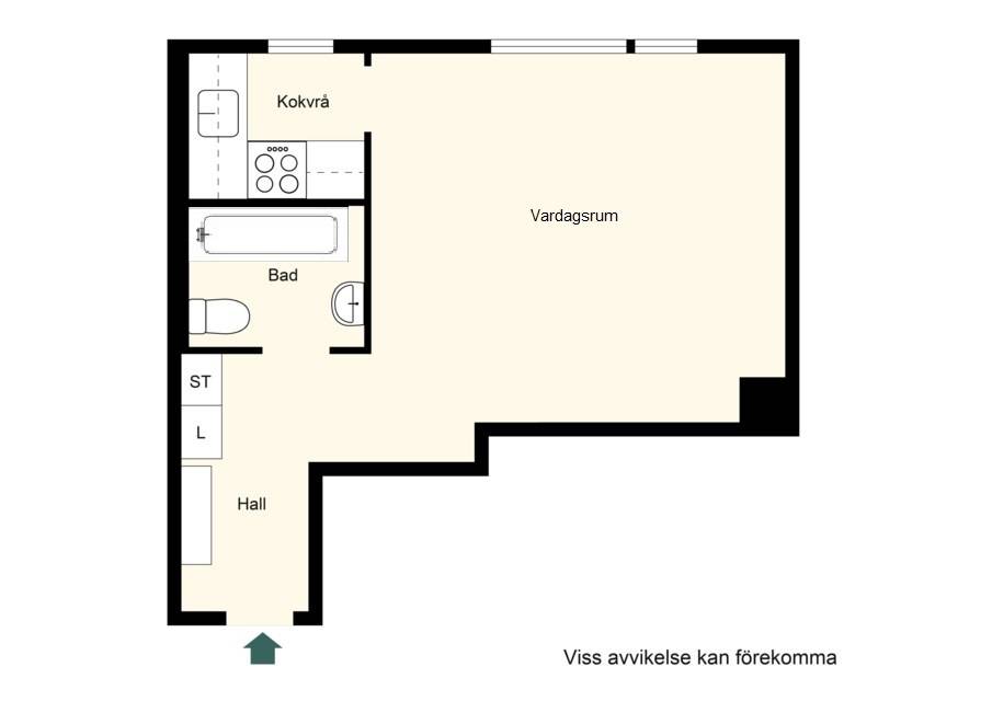 1 rum Lägenhet på Ankdammsgatan 28 Skytteholm Solna kommun - bild 12