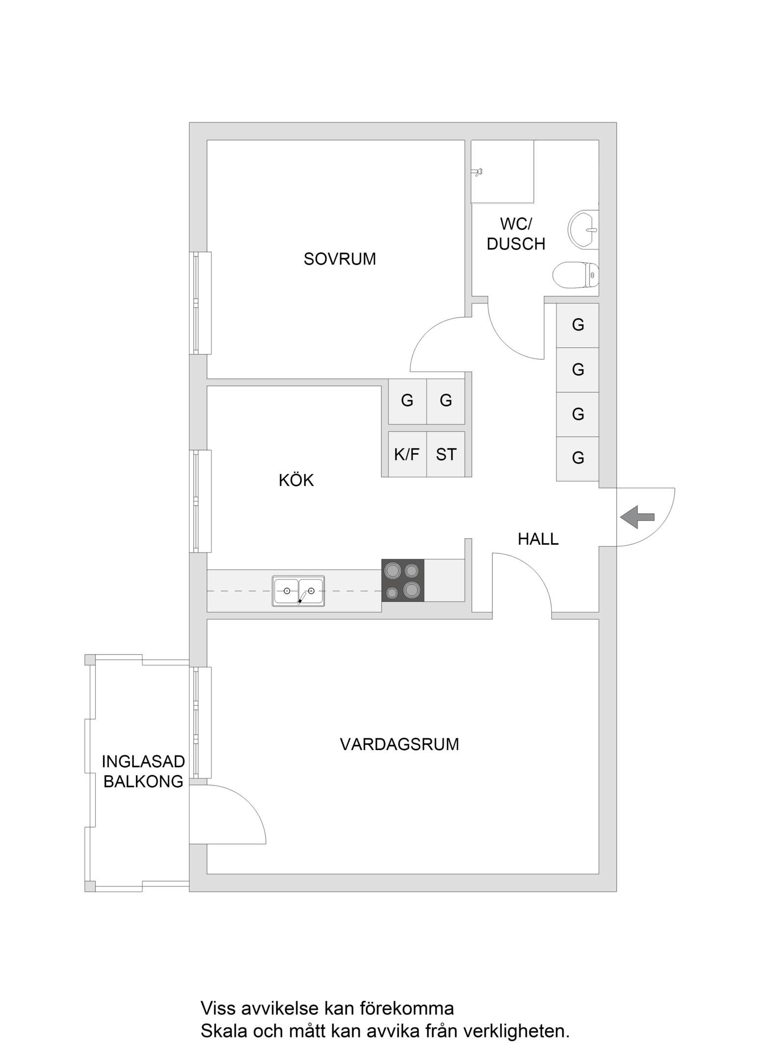 2 rum Lägenhet på Rådsvägen 5B Kvarnbergsplan Huddinge kommun - bild 28