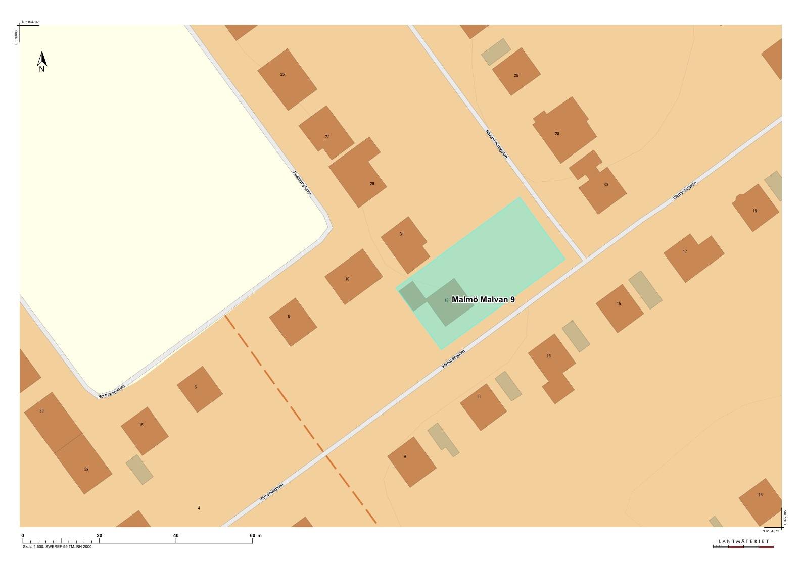 4 rum Villa på VÄRNANÄSGATAN 12 Rostorp Malmö kommun - bild 35