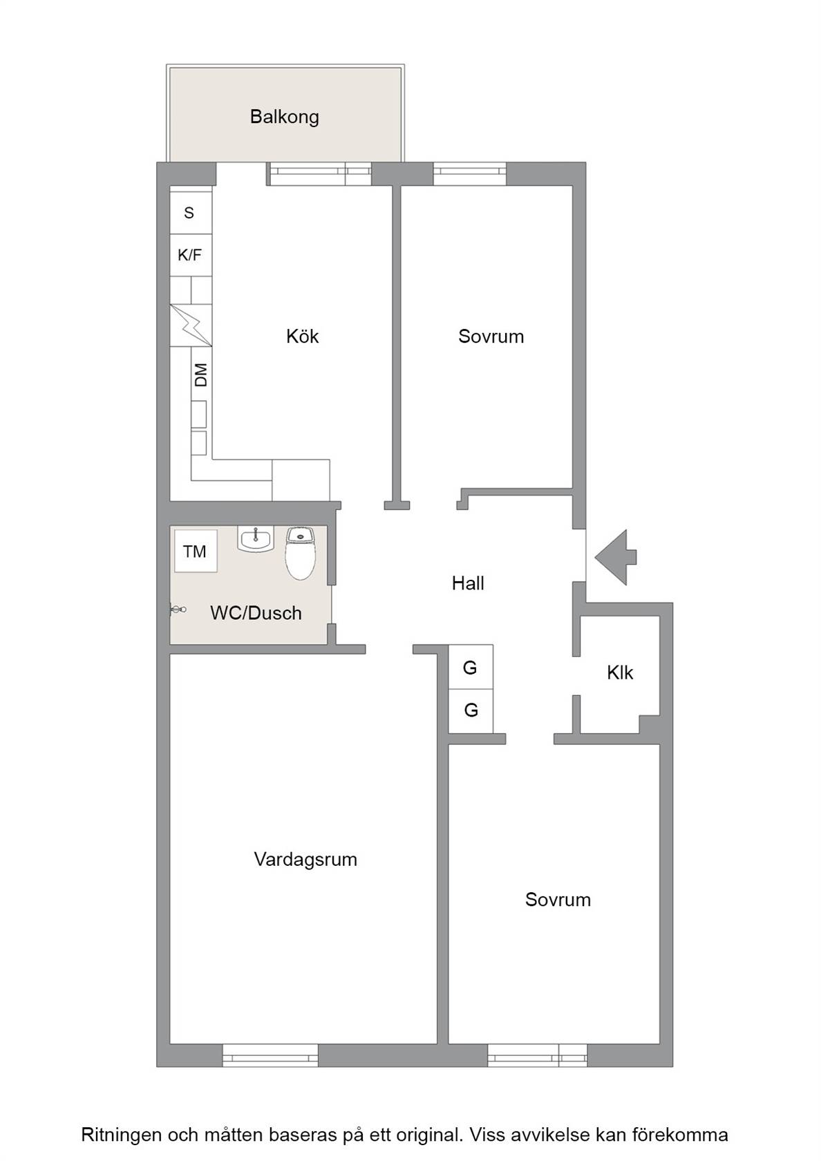 3 rum Lägenhet på Drottning Kristinas väg 63 Marieholm Mariestads kommun - bild 17