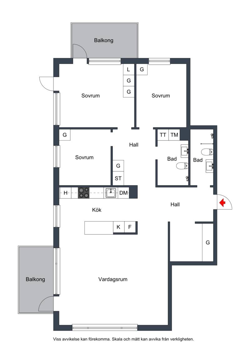 4 rum Lägenhet på Ages väg 5 Vikaholm Växjö kommun - bild 21