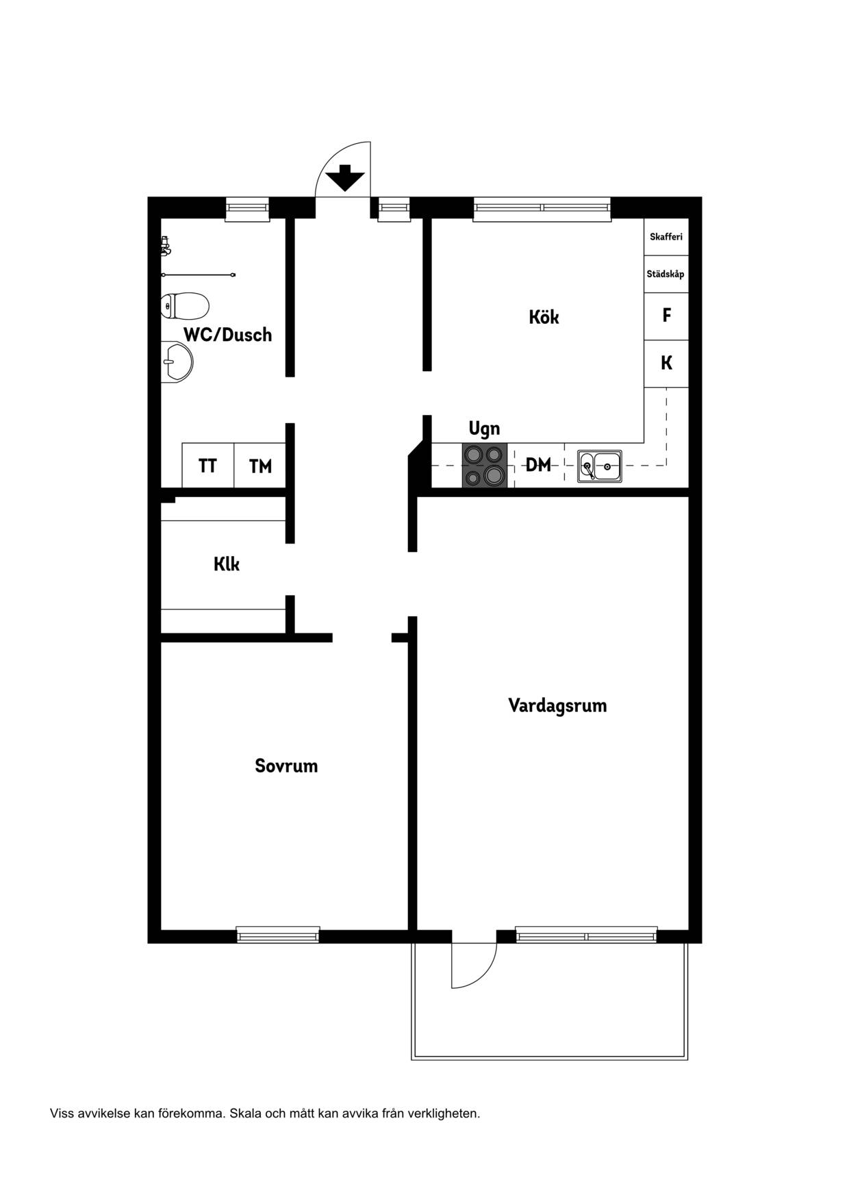 2 rum Lägenhet på Lilla Nygatan 5 Centrum - Nedre Stadsdelen Bodens kommun - bild 19