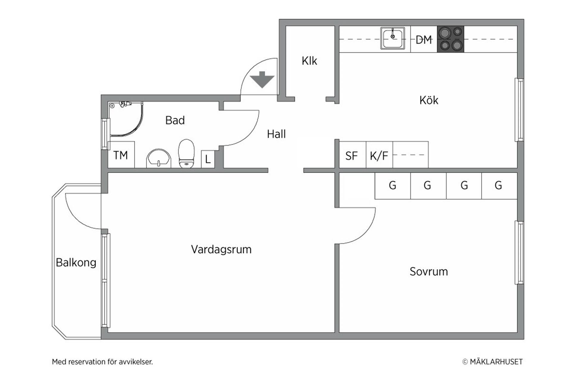 2 rum Lägenhet på Flöjtgatan 23, 2tr Ruddalen Göteborgs kommun - bild 15