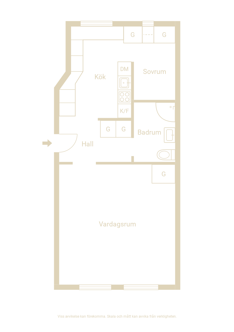 2 rum Lägenhet på Erik Dahlbergsgatan 37A Vasastaden Göteborgs kommun - bild 34