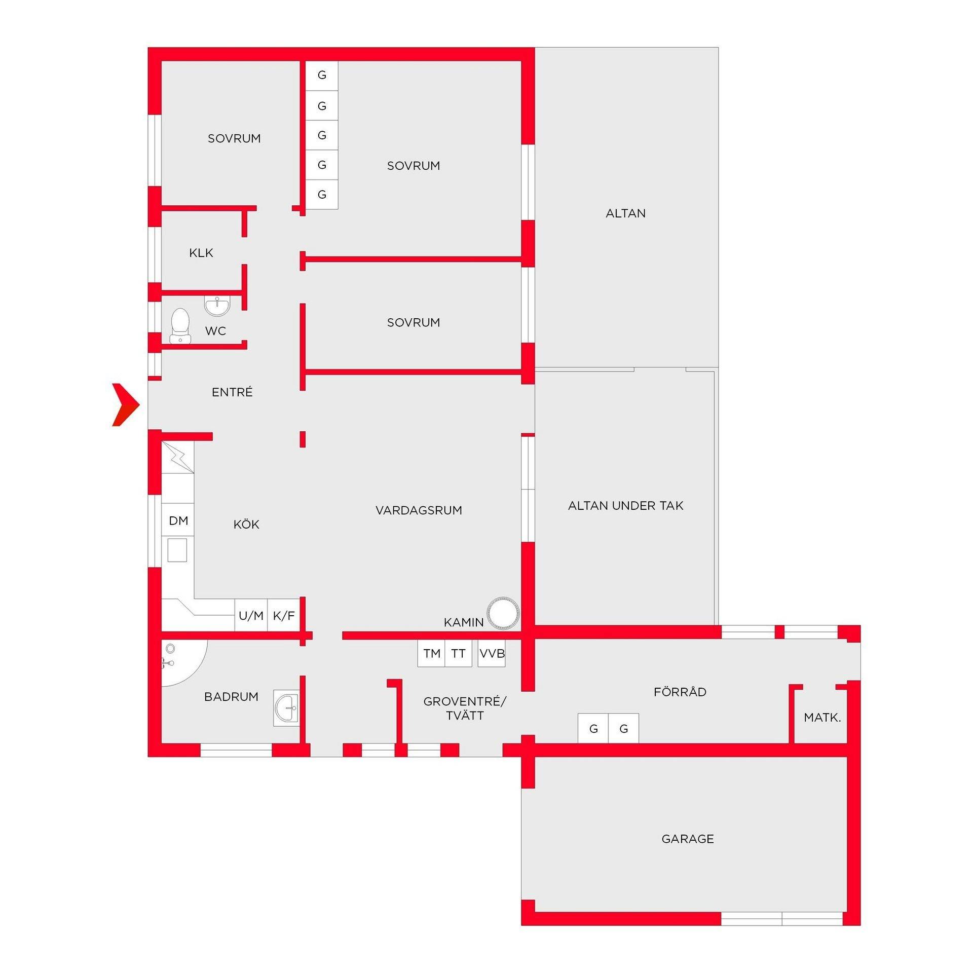 4 rum Villa på Torkelsgatan 13 Skene Marks kommun - bild 19