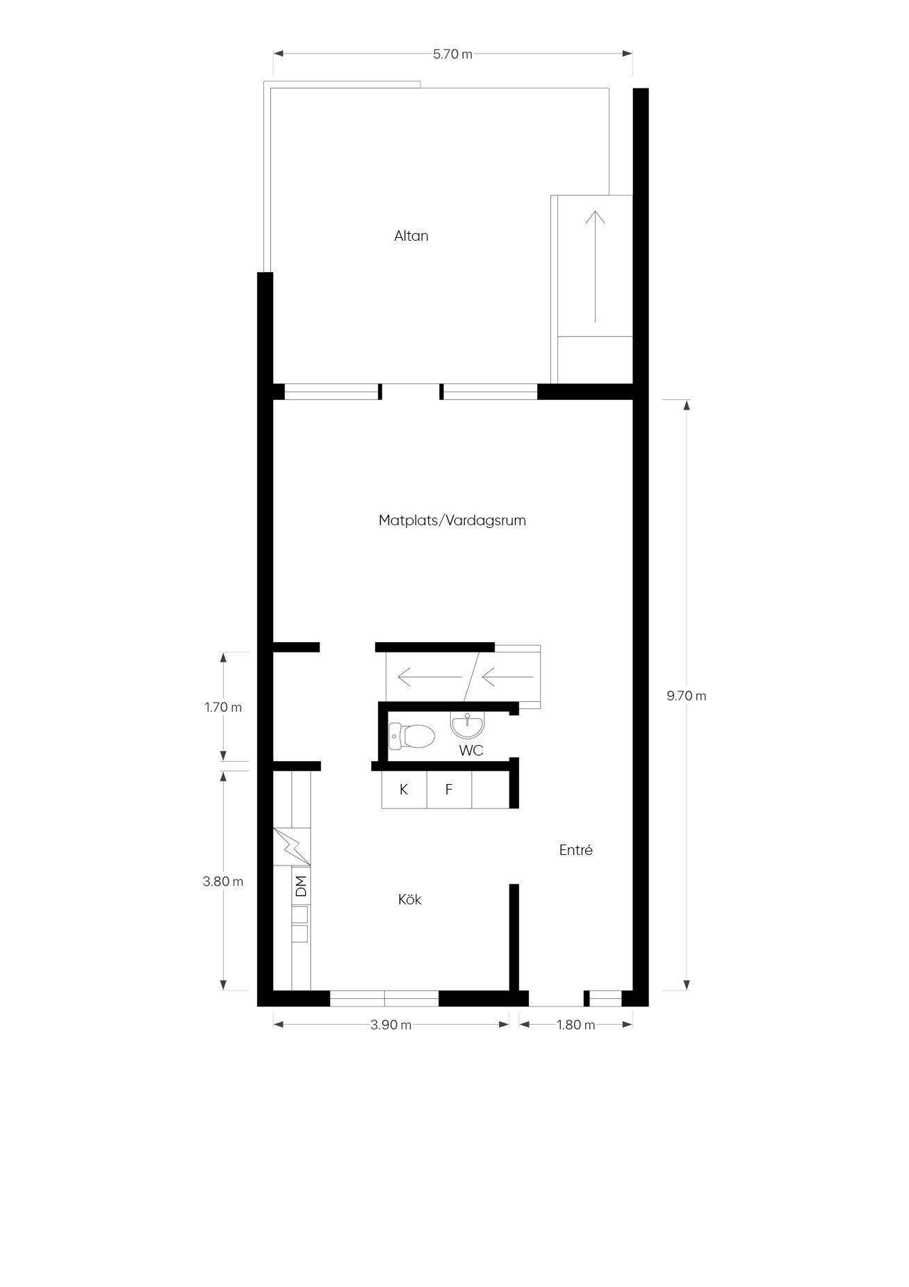 4 rum Radhus på Samuelsbergsgatan 17D Motala Motala kommun - bild 32