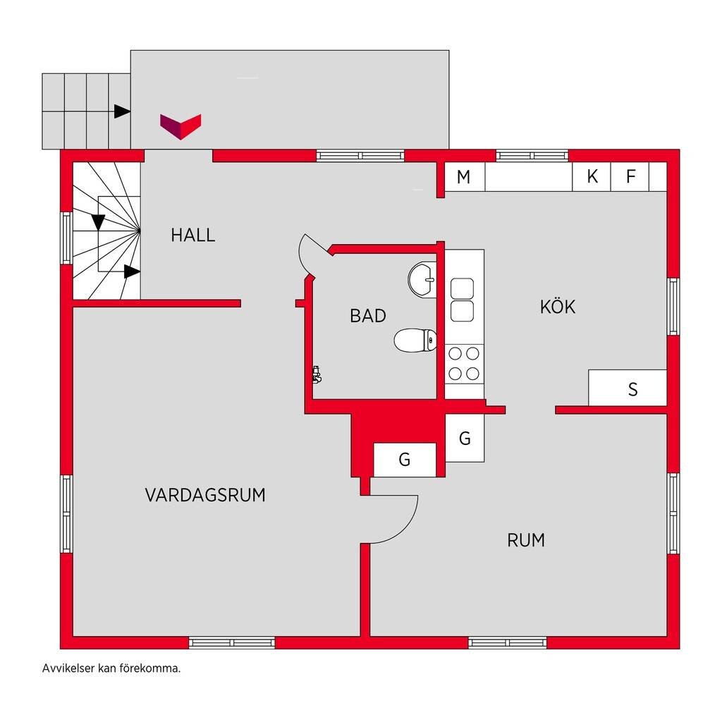 4 rum Villa på Djäknegatan 1 Hagalund Borlänge kommun - bild 41