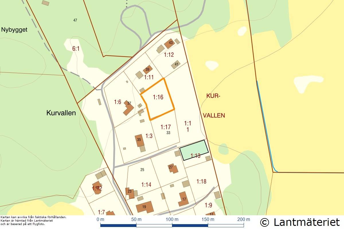 tomt på Tomt i Kurvallen Alsike, Knivsta kommun - bild 3