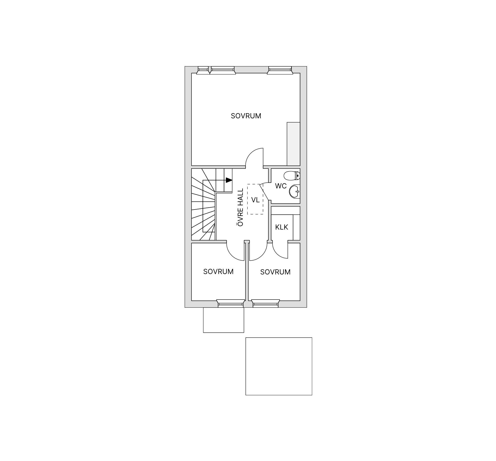 4 rum Radhus på Gyllenvägen 4 Gustavsberg Charlottendal Värmdö kommun - bild 23