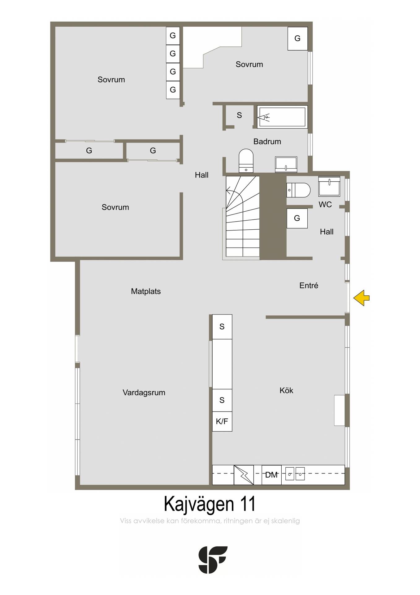 5 rum Villa på Kajvägen 11 Timrå Timrå kommun - bild 32