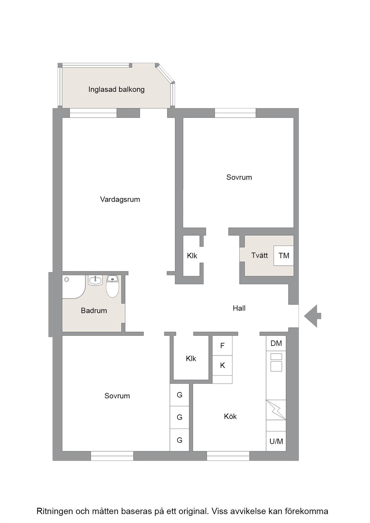 3 rum Lägenhet på Villagatan 67A Centralt Örnsköldsvik Örnsköldsviks kommun - bild 19