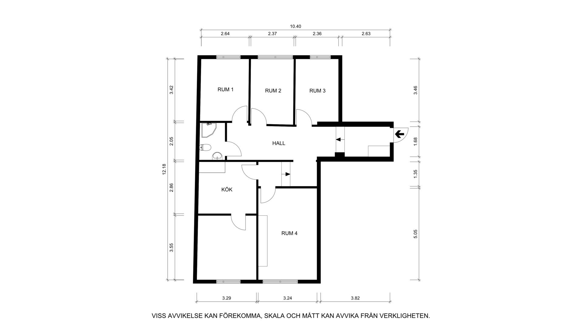 4 rum Lägenhet på Döbelnsgatan 95, 1tr Vasastan - Sibirien Stockholms kommun - bild 18