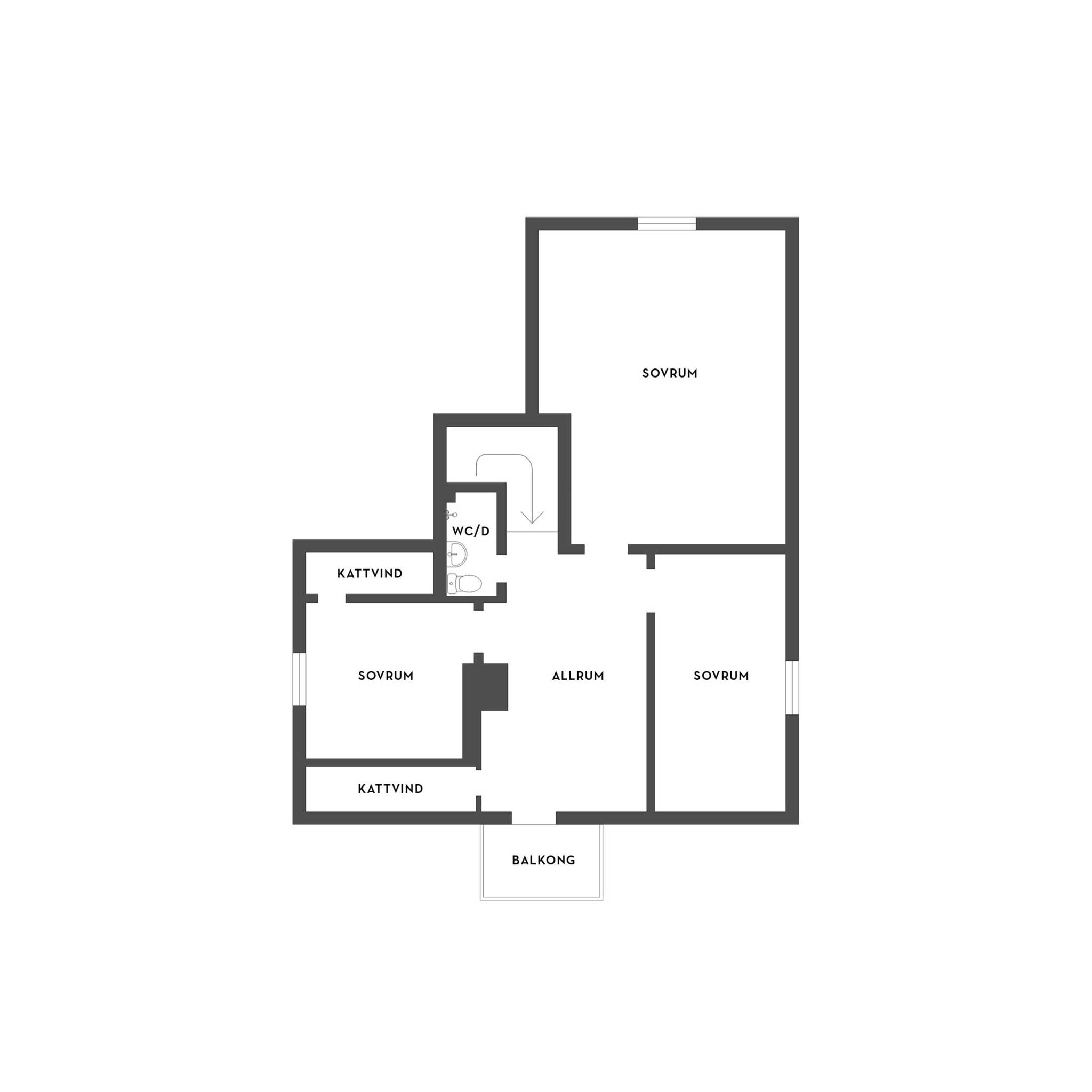6 rum Villa på Vattentornsvägen 4 Slottsbrinken Strängnäs kommun - bild 61