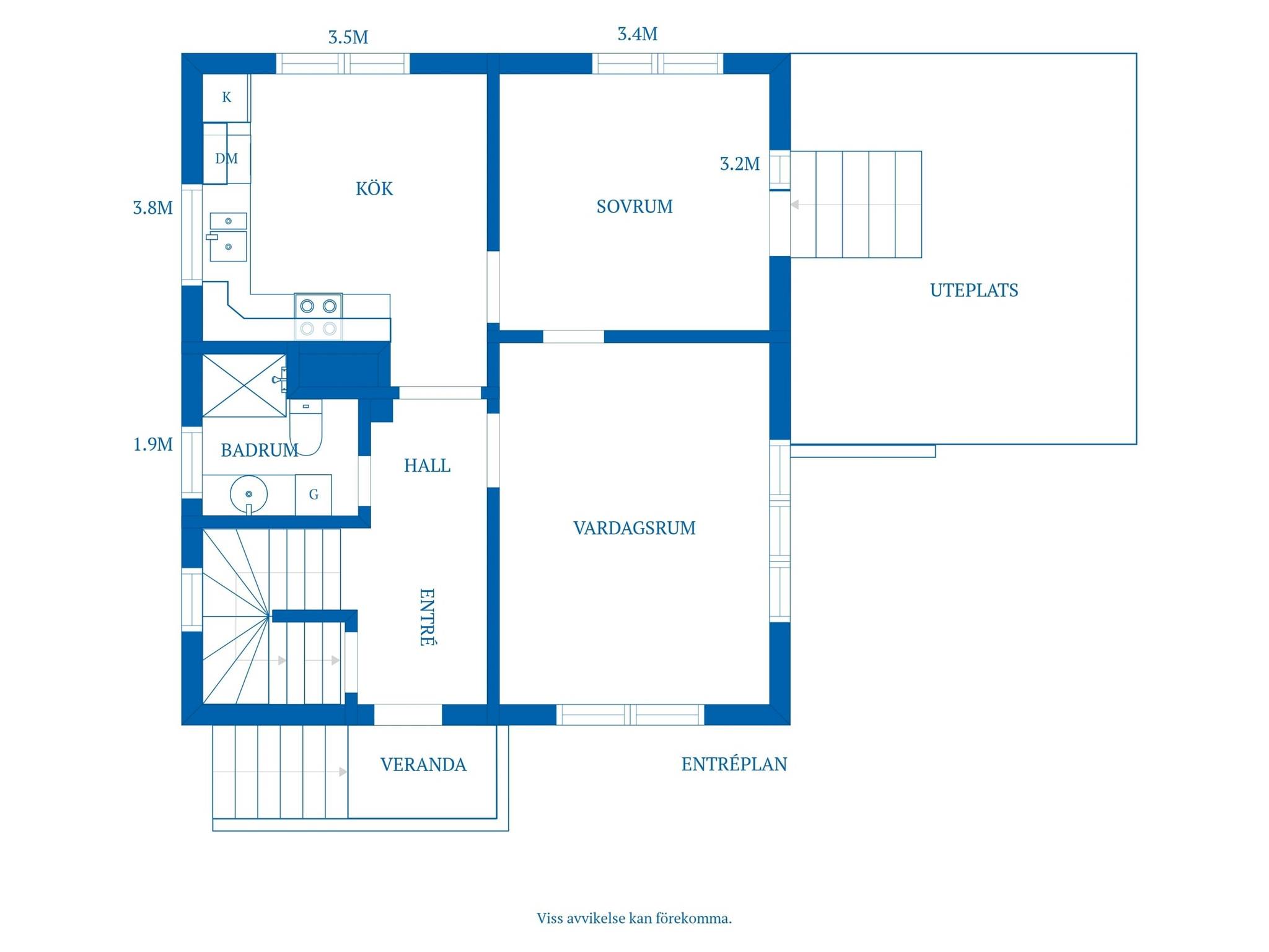 3 rum Villa på Rådmansgatan 55 Mossen Motala kommun - bild 24