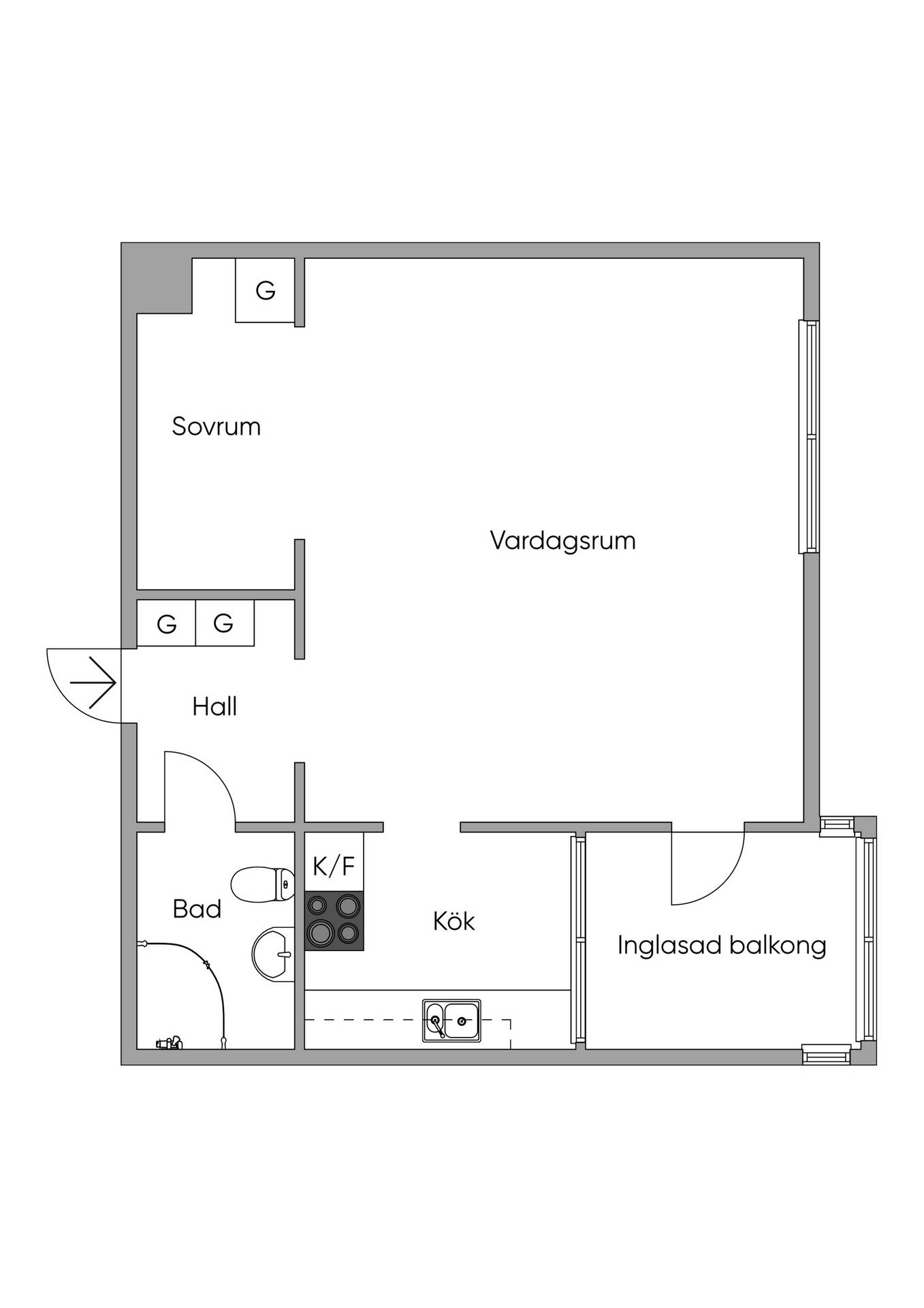 1.5 rum Lägenhet på Arvesgärde 23 Göteborg Göteborgs kommun - bild 16