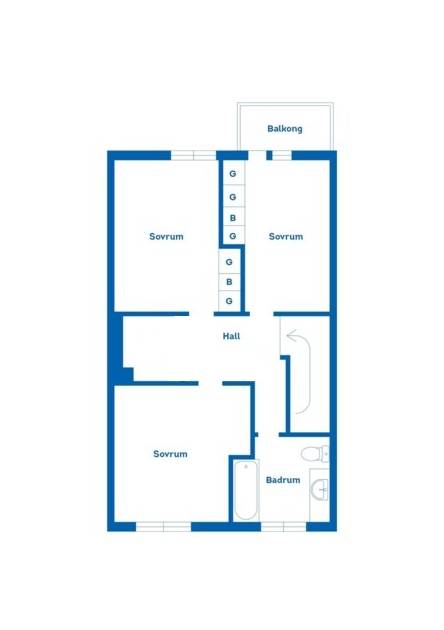 4 rum Radhus på Vikavägen 134B Vika Falu kommun - bild 46