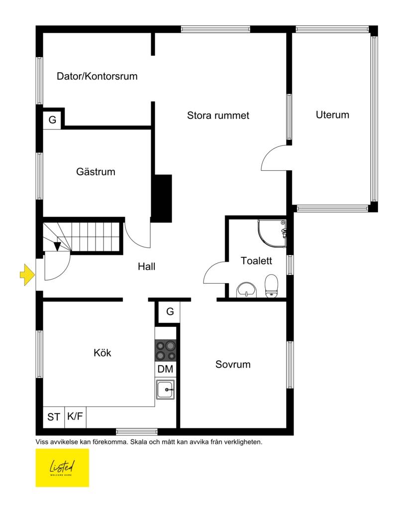 4 rum Villa på Angeldorfsgatan 13 Broby Östra Göinge kommun - bild 20