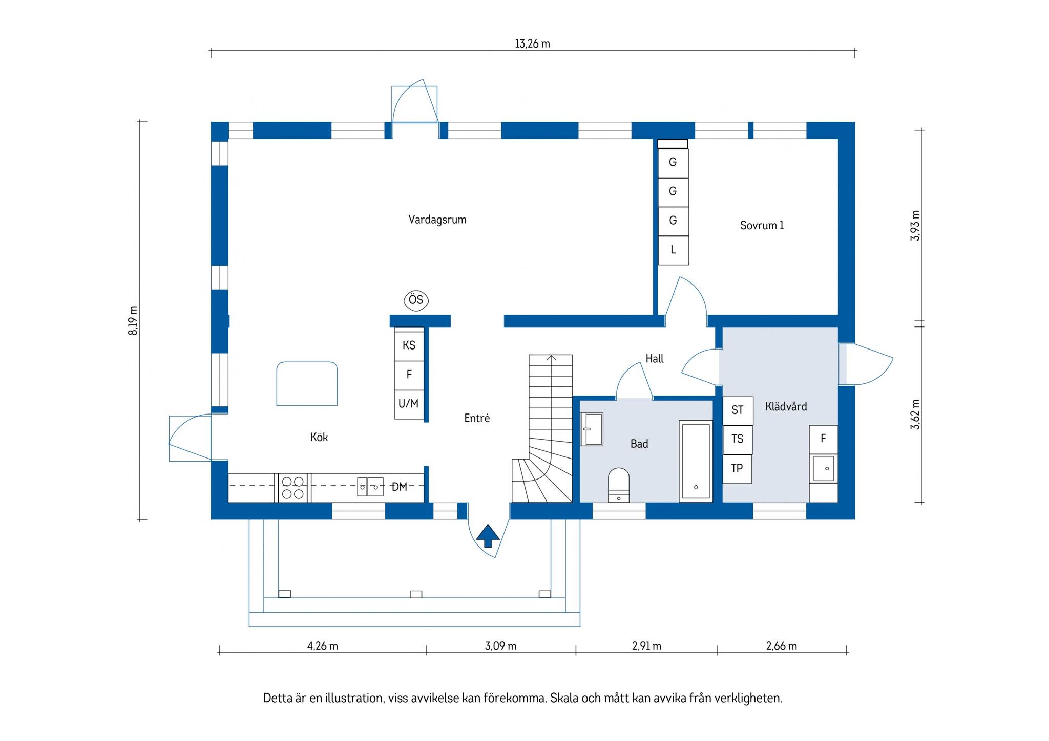 6 rum Villa på Rockardvägen 2 Bergsåker Sundsvalls kommun - bild 33
