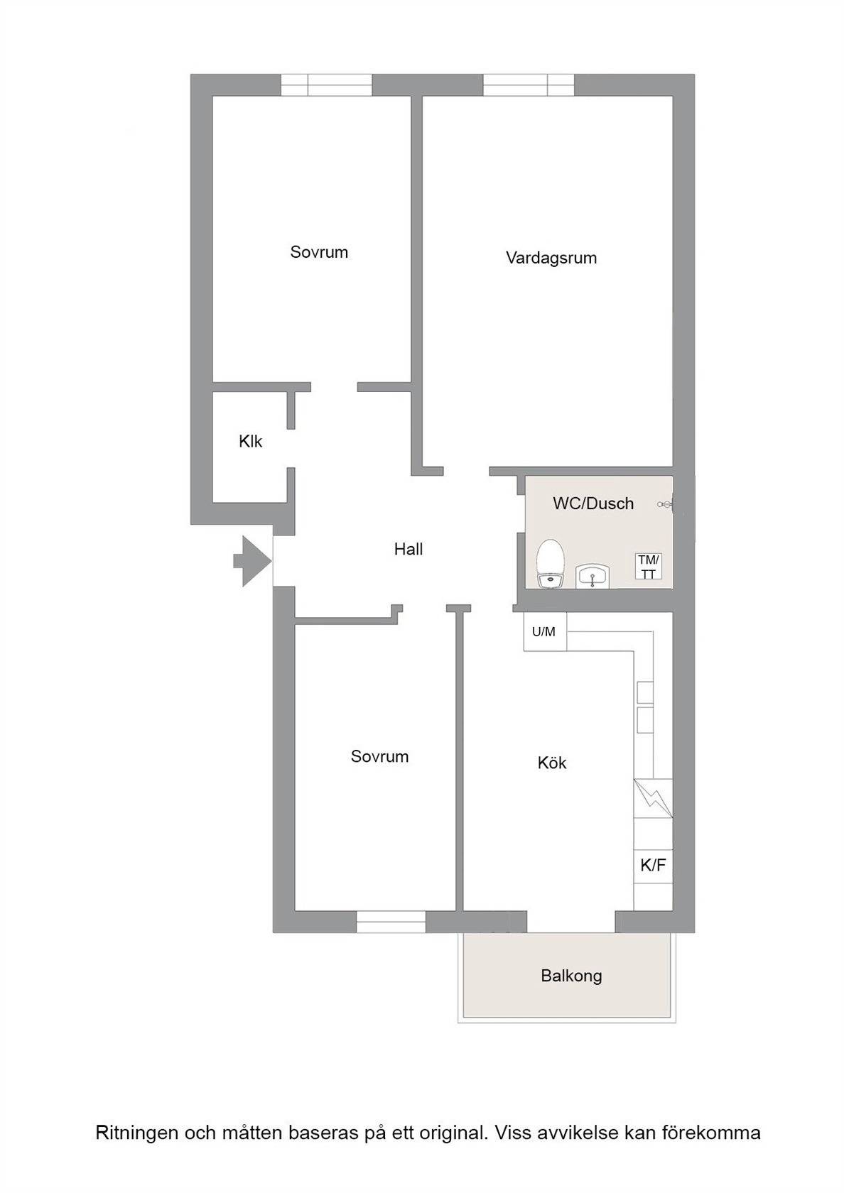 3 rum Lägenhet på Drottning Kristinas väg 61 Marieholm Mariestads kommun - bild 32