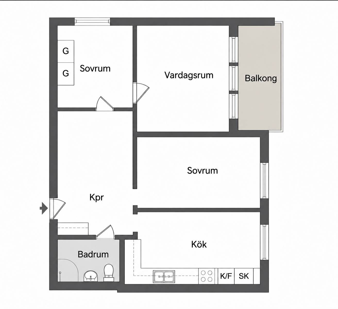 3 rum Lägenhet på Serenadgatan 27 Högaholm Malmö kommun - bild 19
