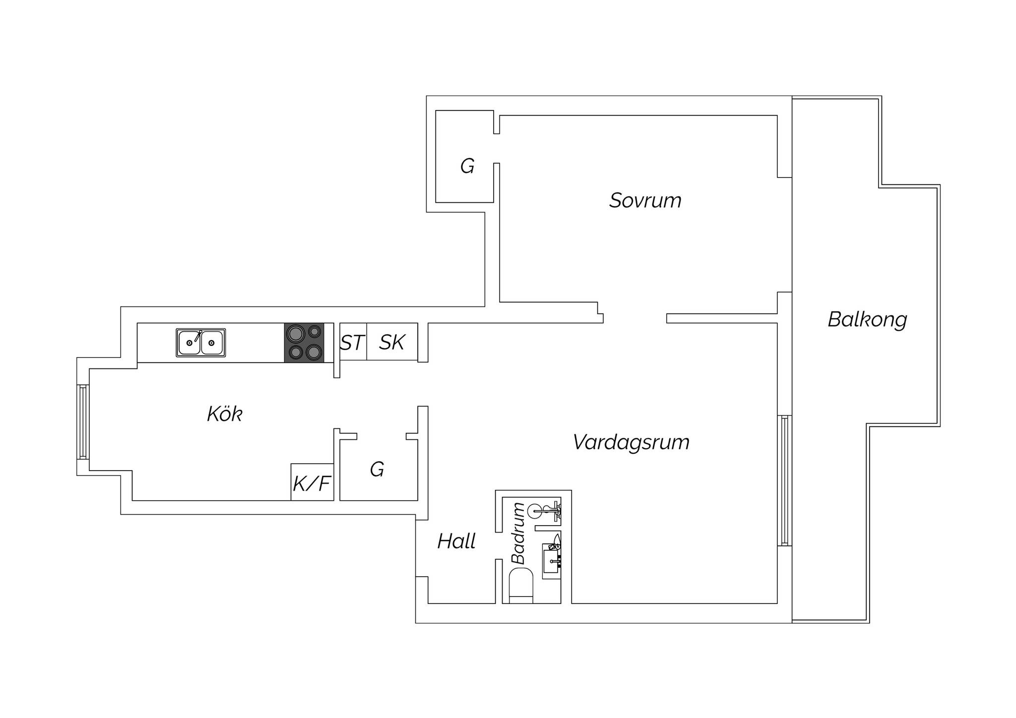 2 rum Lägenhet på Södra Esplanaden 23A Centrum Lunds kommun - bild 34