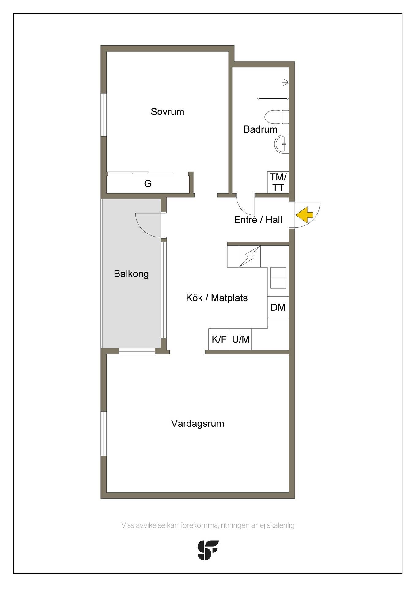 2 rum Lägenhet på Tvetgatan 104 Tveten Kungälvs kommun - bild 19