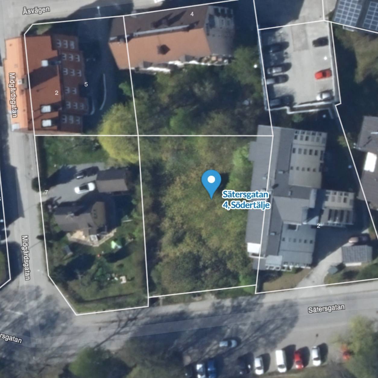 tomt på Sätersgatan 4 Södertälje centrum, Södertälje kommun - bild 1