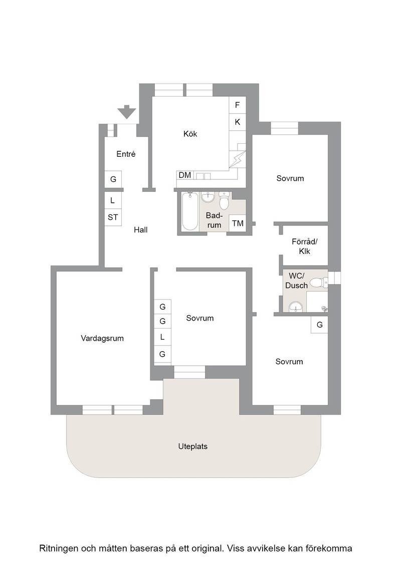 4 rum Lägenhet på Kristinebergsgatan 2A Fimmelstången Västerviks kommun - bild 46