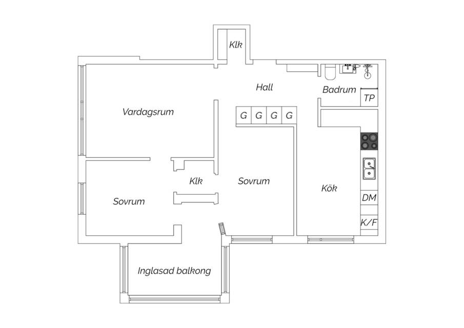 3 rum Lägenhet på Ripstigen 6 Bergshamra Solna kommun - bild 35