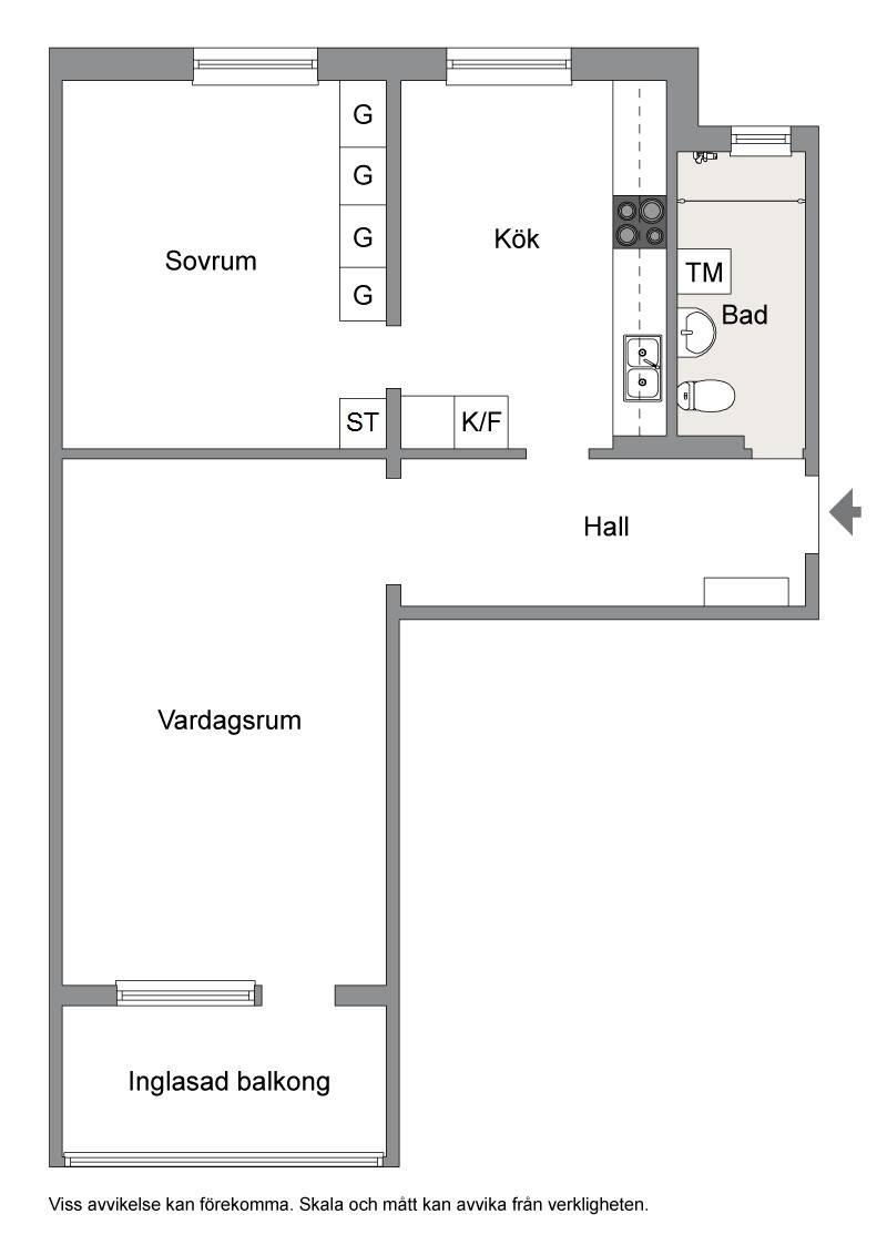 2 rum Lägenhet på Läkarvägen 6 F Norrböle Skellefteå kommun - bild 26