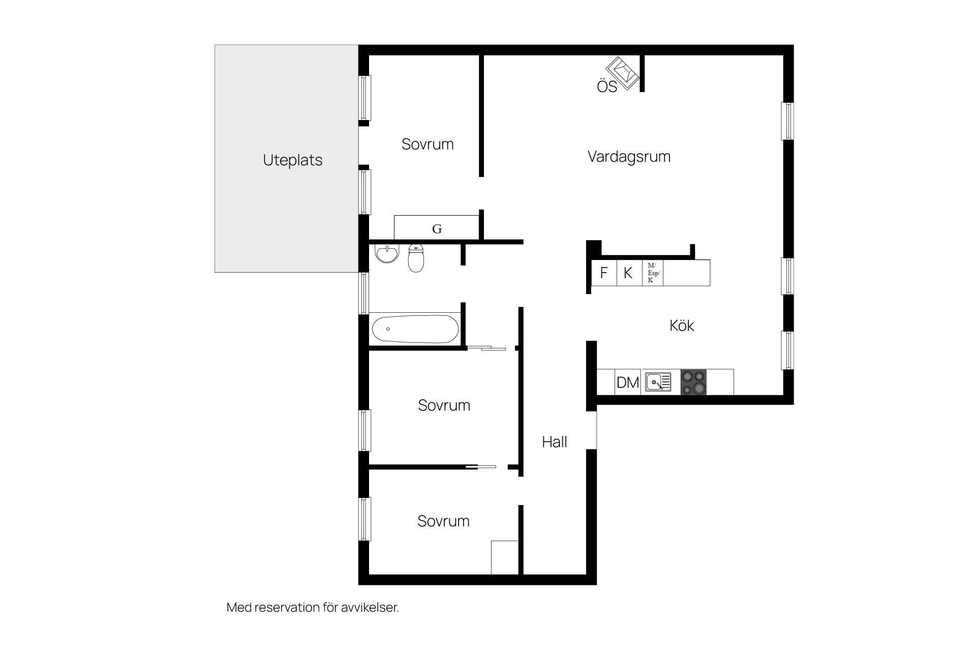 4 rum Lägenhet på Trädgårdsgatan 8a Sundbybergs kommun - bild 23