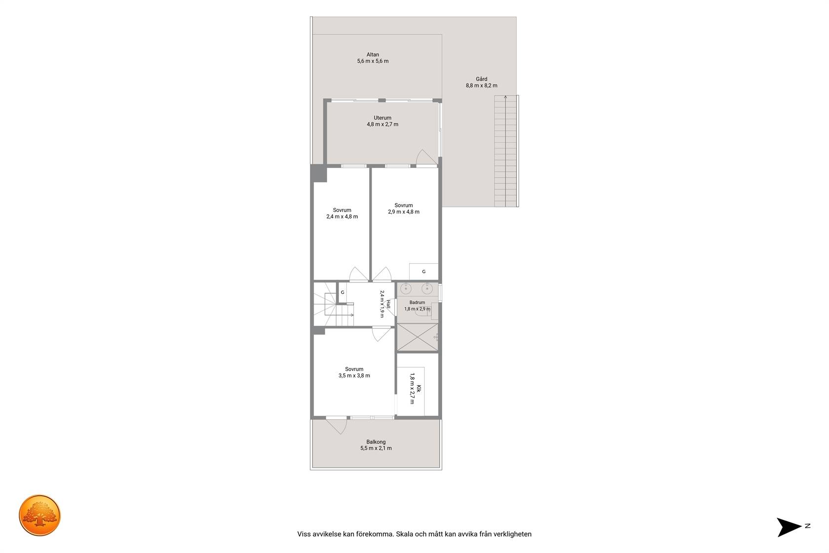5 rum Radhus på Mörtstigen 26 Pershagen Södertälje kommun - bild 36